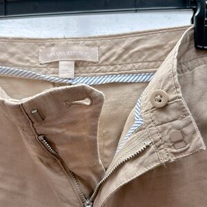 Banana Republic wide leg linen pants